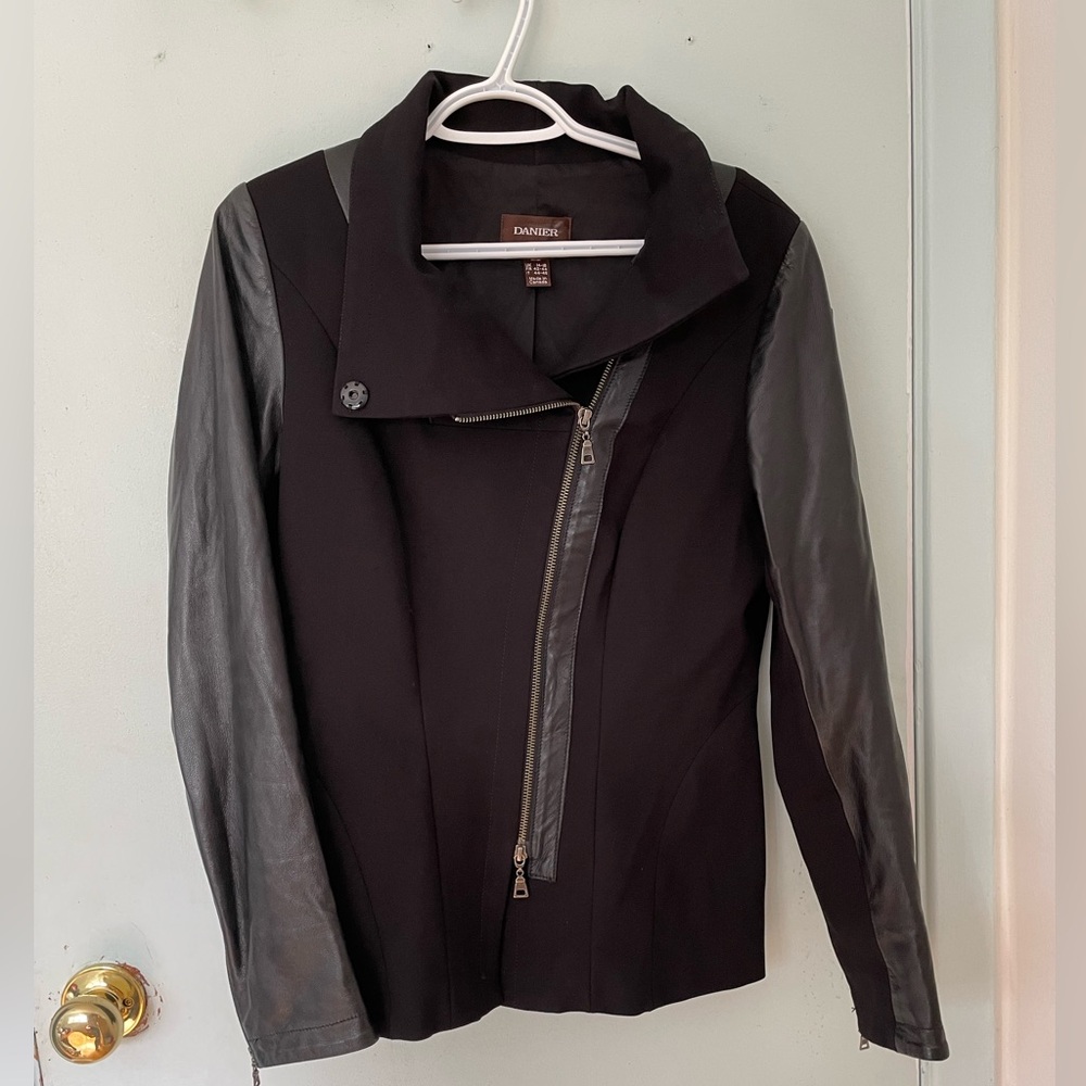 DANIER Black Women's bomber jacket size medium